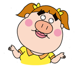 Cheer up !  Miss Tonton (English) sticker #1604066