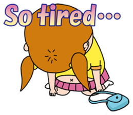 Cheer up !  Miss Tonton (English) sticker #1604067