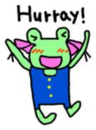 Chi-chan of frog English version sticker #1604437