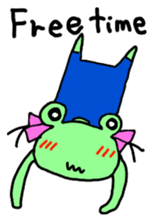 Chi-chan of frog English version sticker #1604446