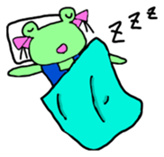 Chi-chan of frog English version sticker #1604447