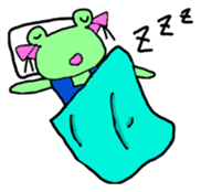 Chi-chan of frog English version sticker #1604447