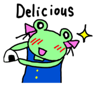 Chi-chan of frog English version sticker #1604448