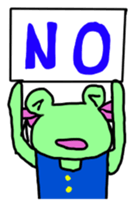 Chi-chan of frog English version sticker #1604459