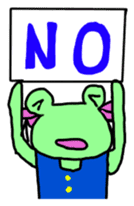 Chi-chan of frog English version sticker #1604459