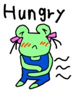 Chi-chan of frog English version sticker #1604471