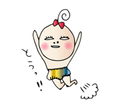 Pleasant baby sticker #1604869
