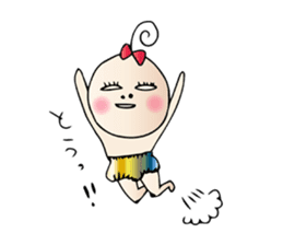 Pleasant baby sticker #1604869