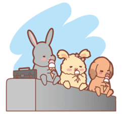 Kawaii Rabbits / Laura / redesigned sticker #1605228