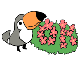 Funny toucan sticker #1605322
