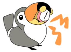 Funny toucan sticker #1605326
