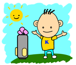 Golf Kids KO sticker #1605477