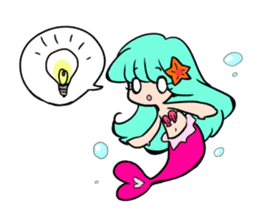 Sirena of the mermaid sticker #1605851