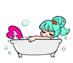 Sirena of the mermaid sticker #1605852