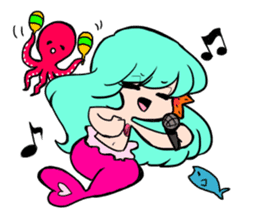 Sirena of the mermaid sticker #1605857
