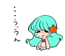 Sirena of the mermaid sticker #1605862