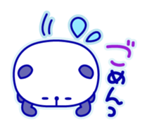 Navy Panda sticker #1606674