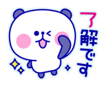 Navy Panda sticker #1606680