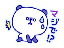 Navy Panda sticker #1606700