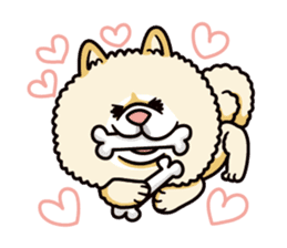 Wasao who's dog and famous in cute ugly. sticker #1606721
