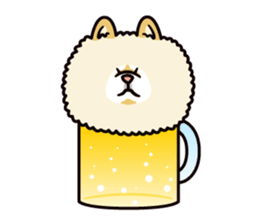 Wasao who's dog and famous in cute ugly. sticker #1606751