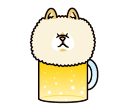 Wasao who's dog and famous in cute ugly. sticker #1606751