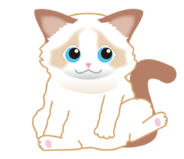 Silly Ragdoll sticker #1606913