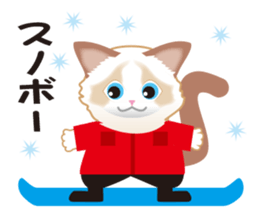 Silly Ragdoll sticker #1606929
