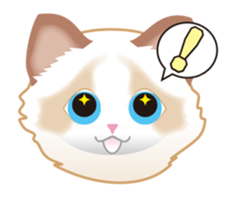 Silly Ragdoll sticker #1606940