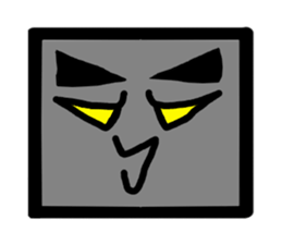 Everyday face  Sticker sticker #1606993