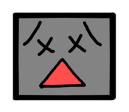 Everyday face  Sticker sticker #1607000