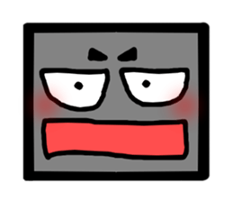 Everyday face  Sticker sticker #1607004