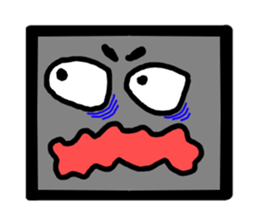 Everyday face  Sticker sticker #1607005