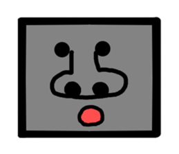 Everyday face  Sticker sticker #1607008