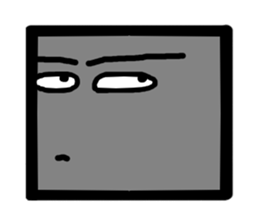 Everyday face  Sticker sticker #1607016