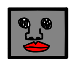 Everyday face  Sticker sticker #1607022