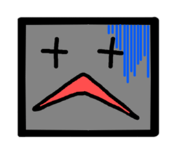 Everyday face  Sticker sticker #1607026