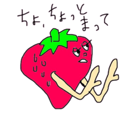 strawberry when it is awkward sticker #1607033