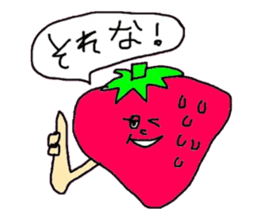 strawberry when it is awkward sticker #1607045