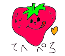 strawberry when it is awkward sticker #1607072