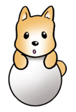 Shiba inu's Sticker(Japanese dog) sticker #1607139