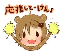 Koo-chan Hakata bear sticker #1607272