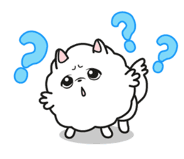 Pomi, the white pomerenian pom puppy sticker #1607446