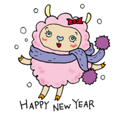 The new year's greeting sticker #1607833