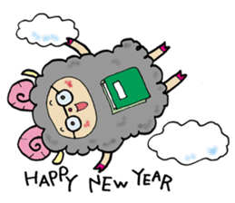 The new year's greeting sticker #1607869