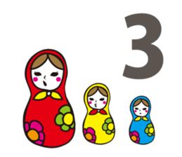 matryoshika doll(No characters) sticker #1607873