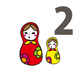 matryoshika doll(No characters) sticker #1607874
