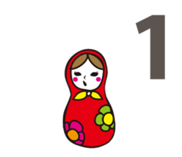 matryoshika doll(No characters) sticker #1607875