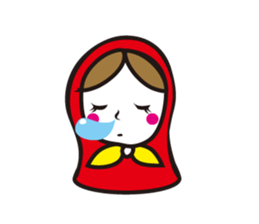matryoshika doll(No characters) sticker #1607879
