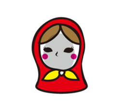 matryoshika doll(No characters) sticker #1607880